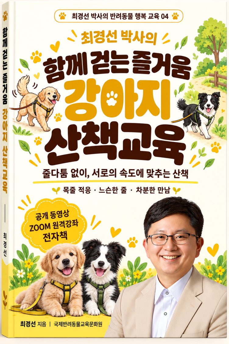 함께 걷는 즐거움 강아지 산책교육